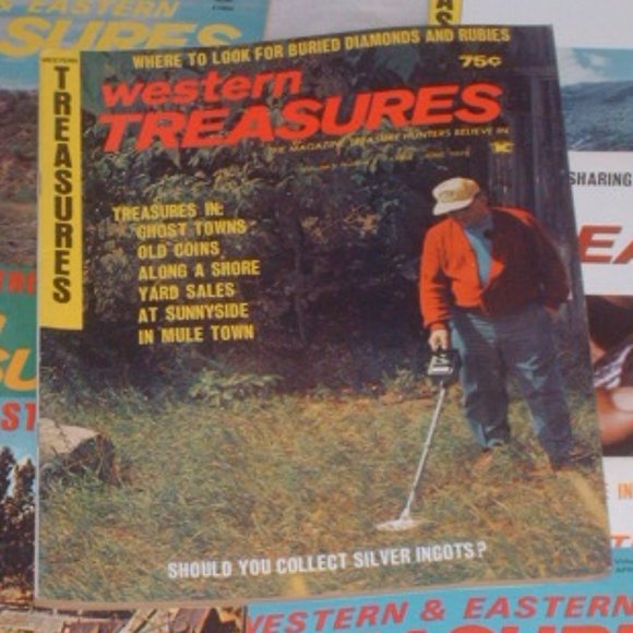Lot of 8 vintage Western & Eastern Treasures magazines - metal detecting, etc. - Picture 3 of 9